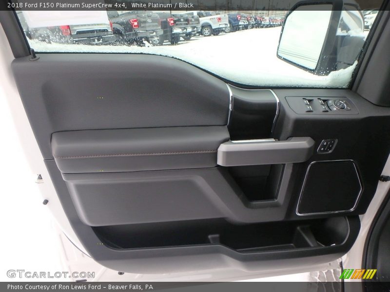 White Platinum / Black 2018 Ford F150 Platinum SuperCrew 4x4