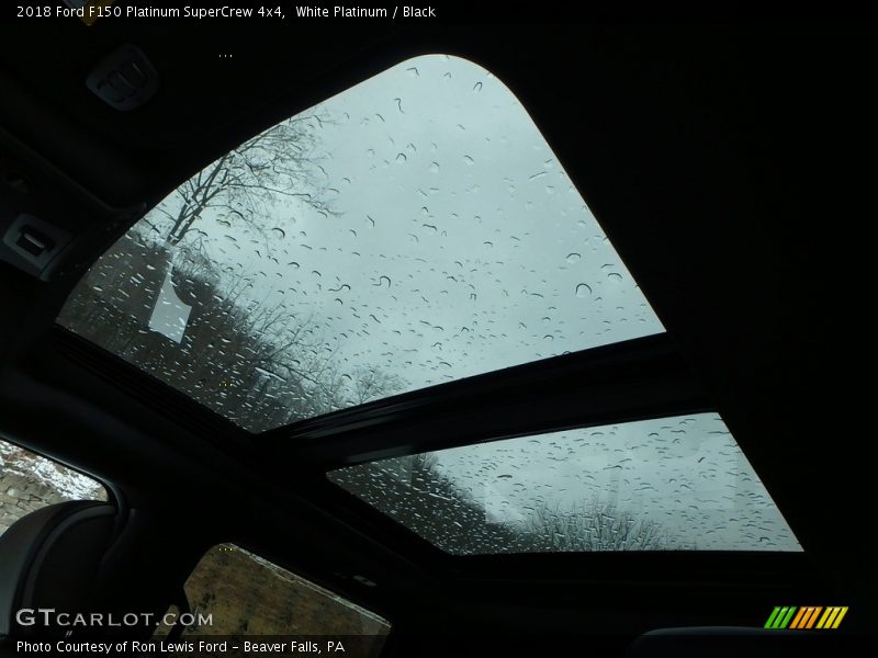 White Platinum / Black 2018 Ford F150 Platinum SuperCrew 4x4