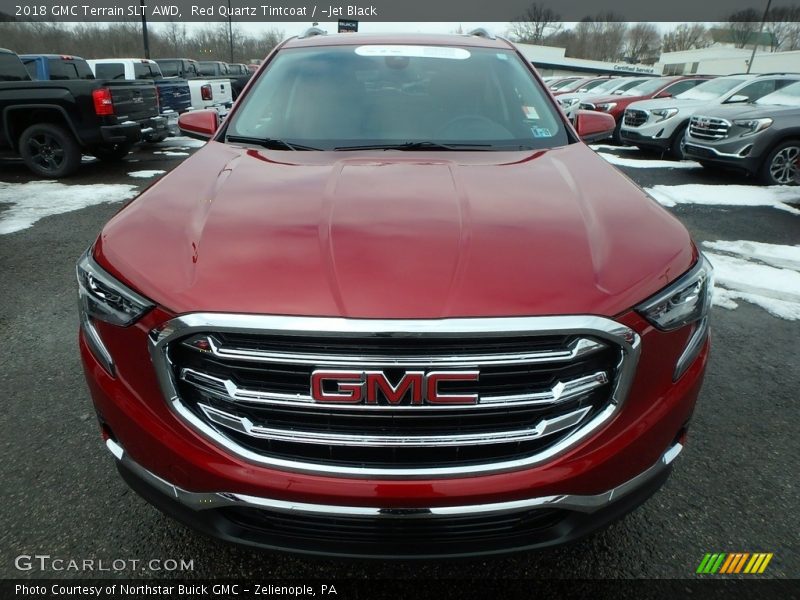 Red Quartz Tintcoat / ­Jet Black 2018 GMC Terrain SLT AWD