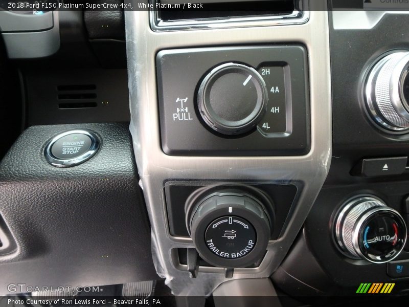 Controls of 2018 F150 Platinum SuperCrew 4x4