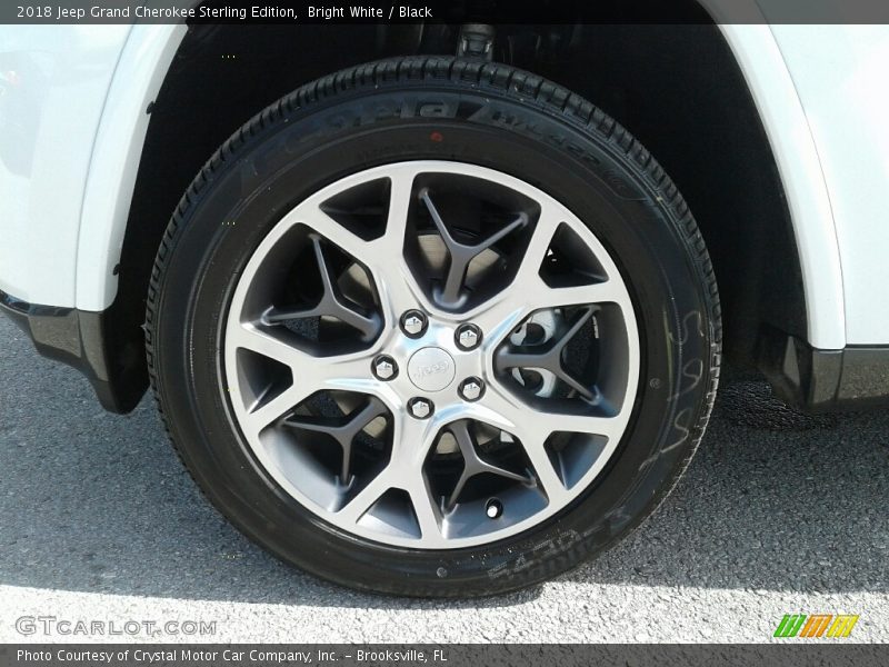 Bright White / Black 2018 Jeep Grand Cherokee Sterling Edition