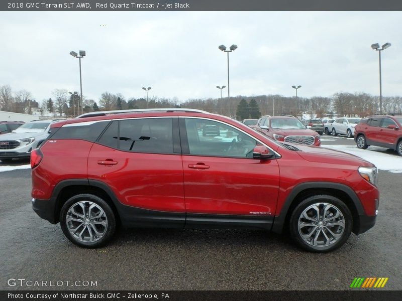 Red Quartz Tintcoat / ­Jet Black 2018 GMC Terrain SLT AWD
