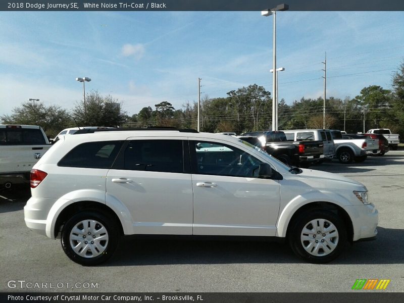 White Noise Tri-Coat / Black 2018 Dodge Journey SE