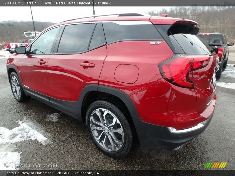 Red Quartz Tintcoat / ­Jet Black 2018 GMC Terrain SLT AWD