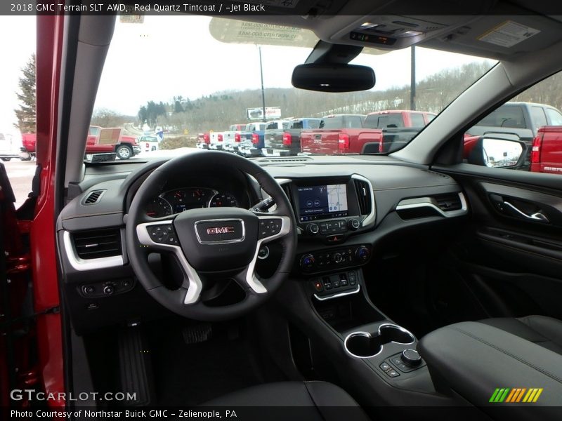 Red Quartz Tintcoat / ­Jet Black 2018 GMC Terrain SLT AWD