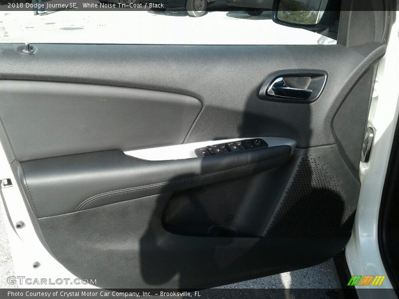 White Noise Tri-Coat / Black 2018 Dodge Journey SE
