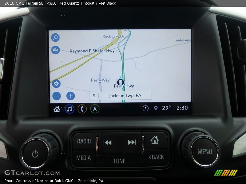 Red Quartz Tintcoat / ­Jet Black 2018 GMC Terrain SLT AWD