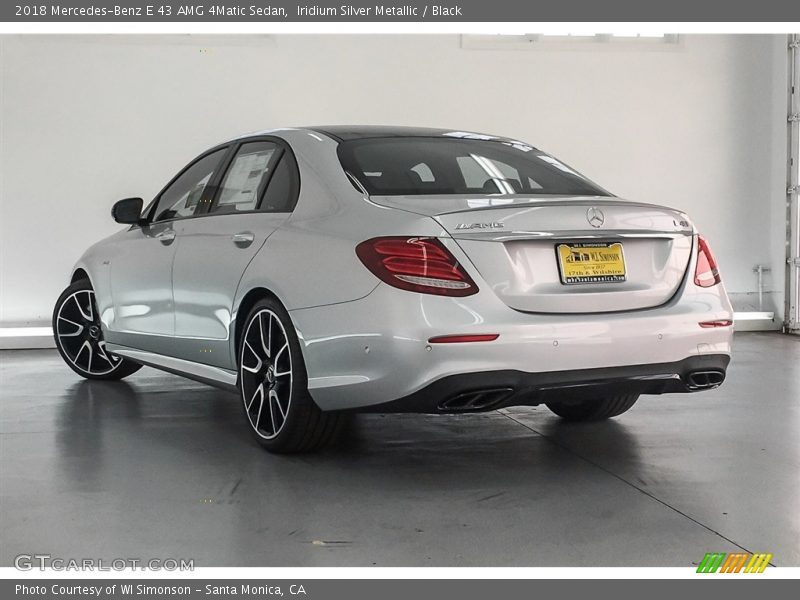 Iridium Silver Metallic / Black 2018 Mercedes-Benz E 43 AMG 4Matic Sedan