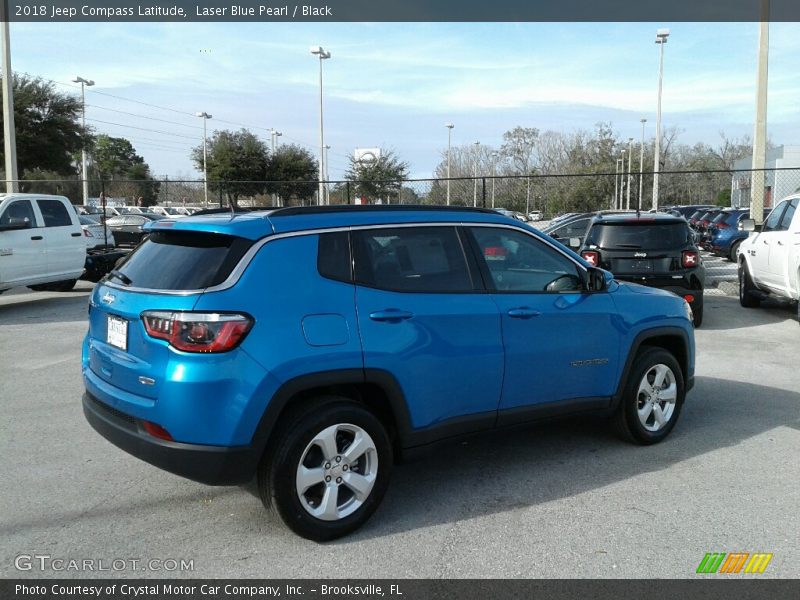 Laser Blue Pearl / Black 2018 Jeep Compass Latitude