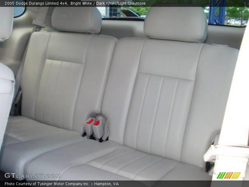 Bright White / Dark Khaki/Light Graystone 2005 Dodge Durango Limited 4x4