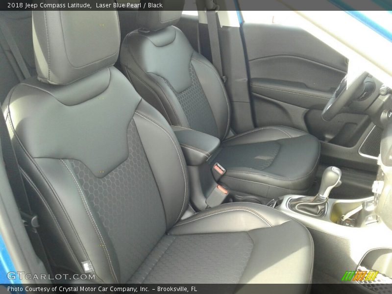 Laser Blue Pearl / Black 2018 Jeep Compass Latitude
