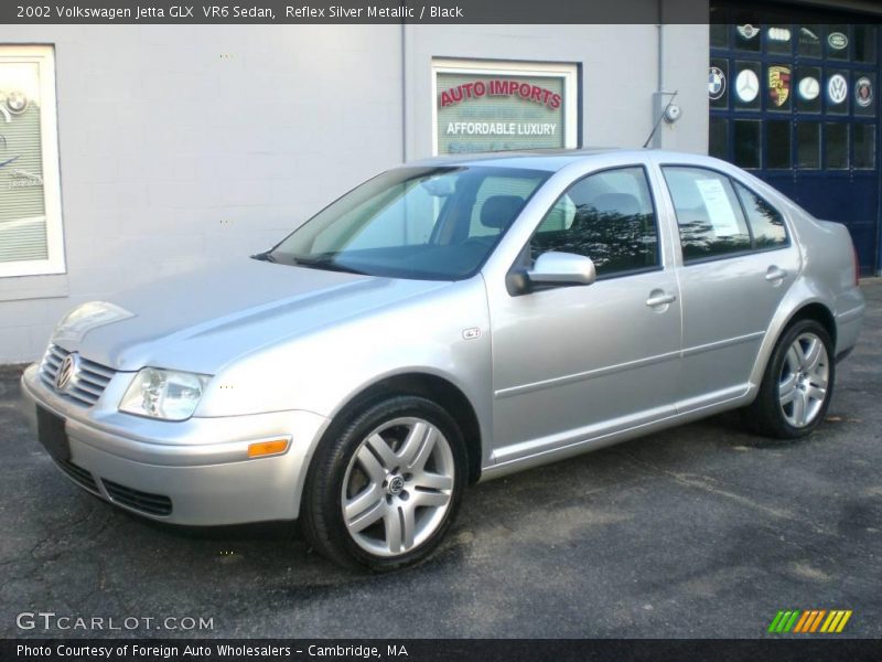 Reflex Silver Metallic / Black 2002 Volkswagen Jetta GLX  VR6 Sedan