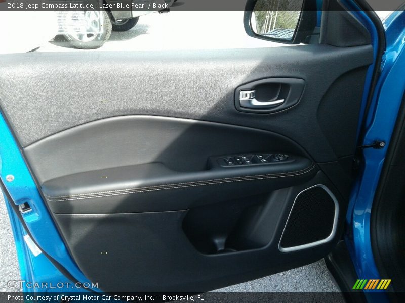 Laser Blue Pearl / Black 2018 Jeep Compass Latitude