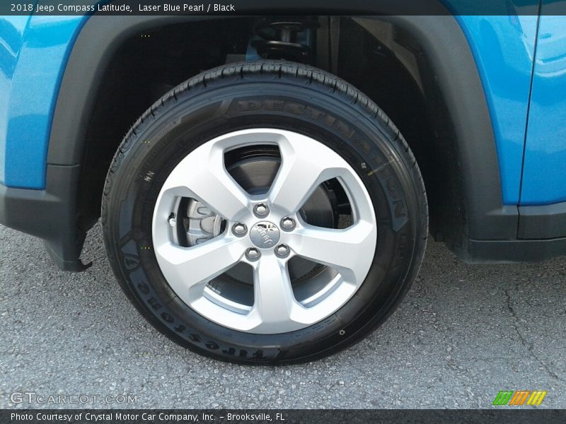 Laser Blue Pearl / Black 2018 Jeep Compass Latitude