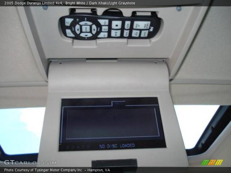 Bright White / Dark Khaki/Light Graystone 2005 Dodge Durango Limited 4x4