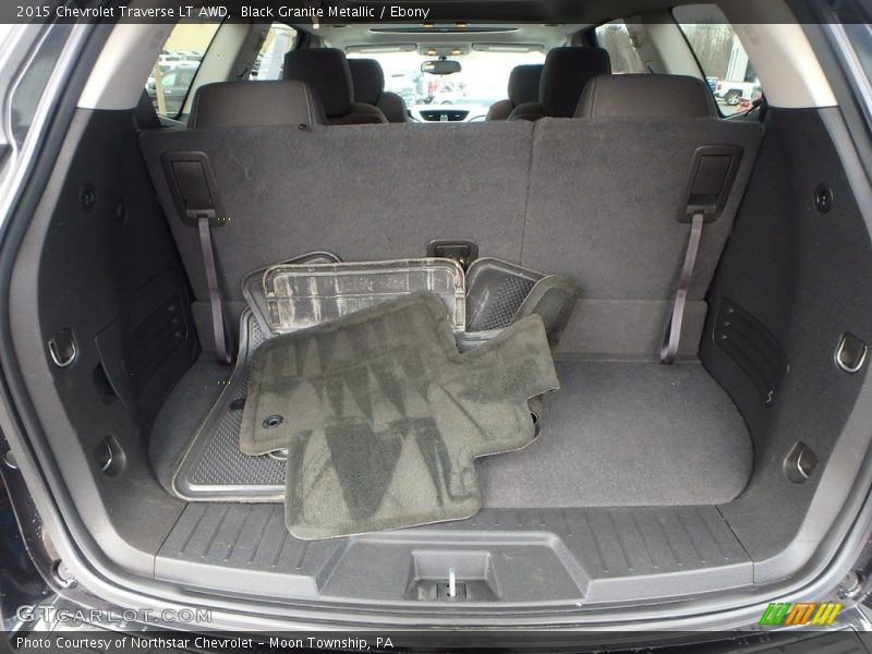 Black Granite Metallic / Ebony 2015 Chevrolet Traverse LT AWD