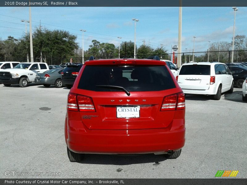 Redline / Black 2018 Dodge Journey SE