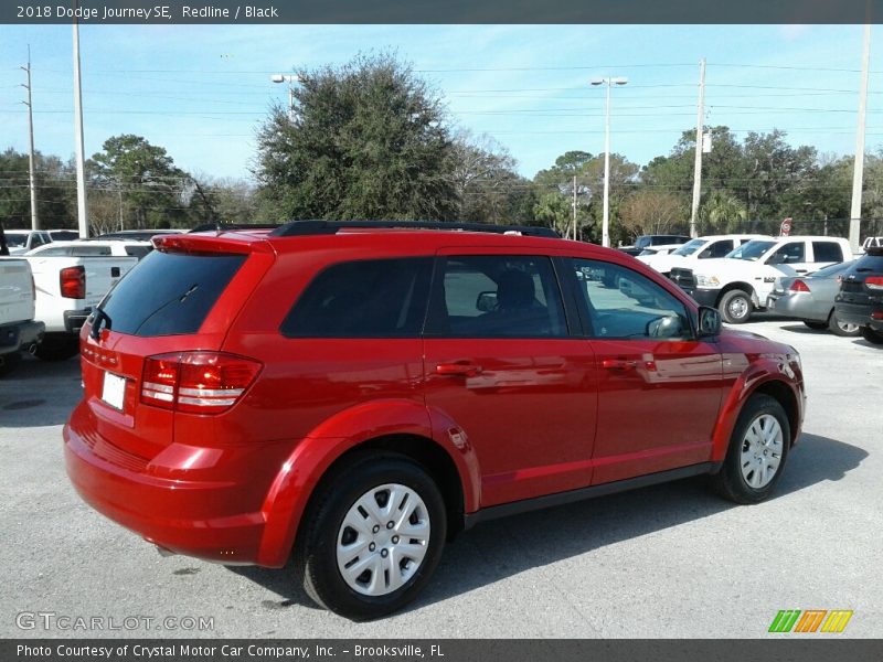 Redline / Black 2018 Dodge Journey SE