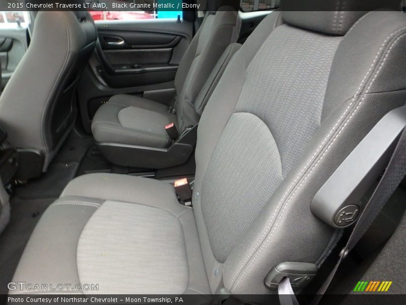 Black Granite Metallic / Ebony 2015 Chevrolet Traverse LT AWD