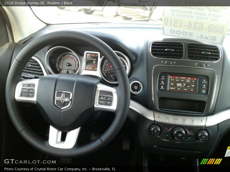 Redline / Black 2018 Dodge Journey SE