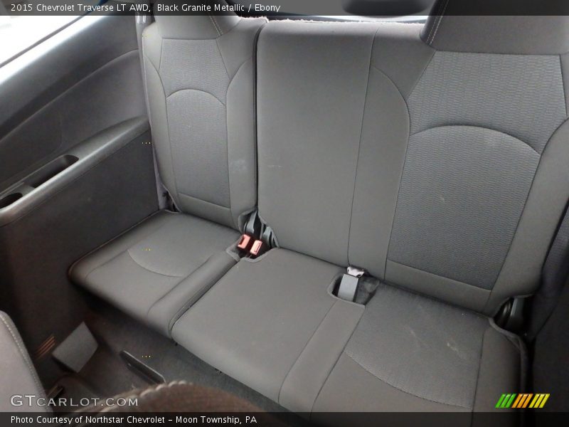Black Granite Metallic / Ebony 2015 Chevrolet Traverse LT AWD