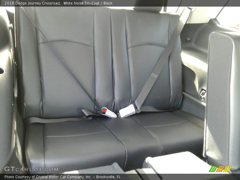 White Noise Tri-Coat / Black 2018 Dodge Journey Crossroad
