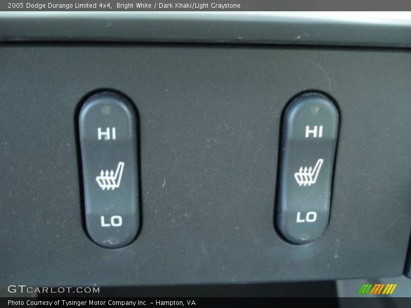 Bright White / Dark Khaki/Light Graystone 2005 Dodge Durango Limited 4x4