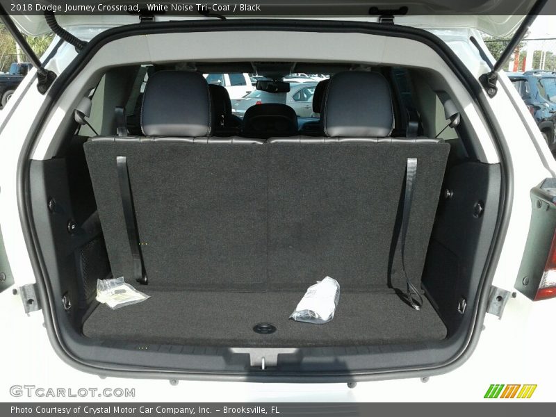 White Noise Tri-Coat / Black 2018 Dodge Journey Crossroad