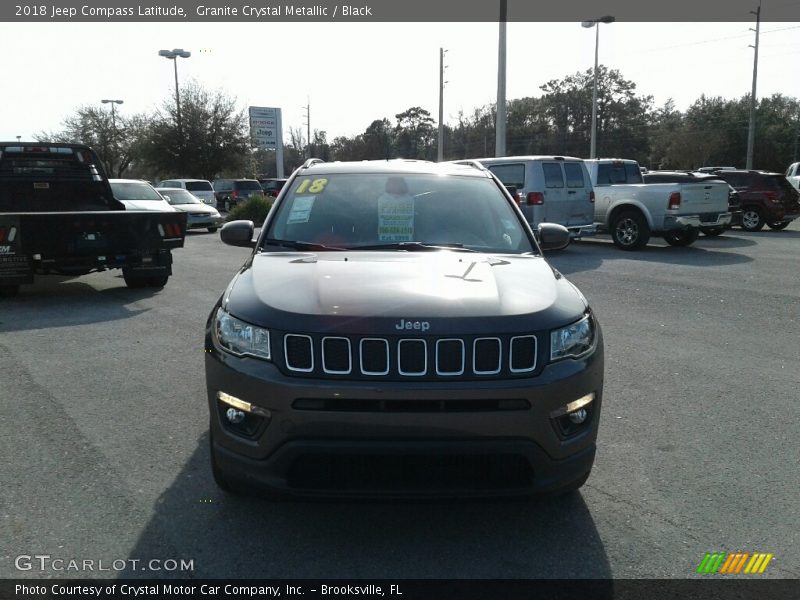 Granite Crystal Metallic / Black 2018 Jeep Compass Latitude