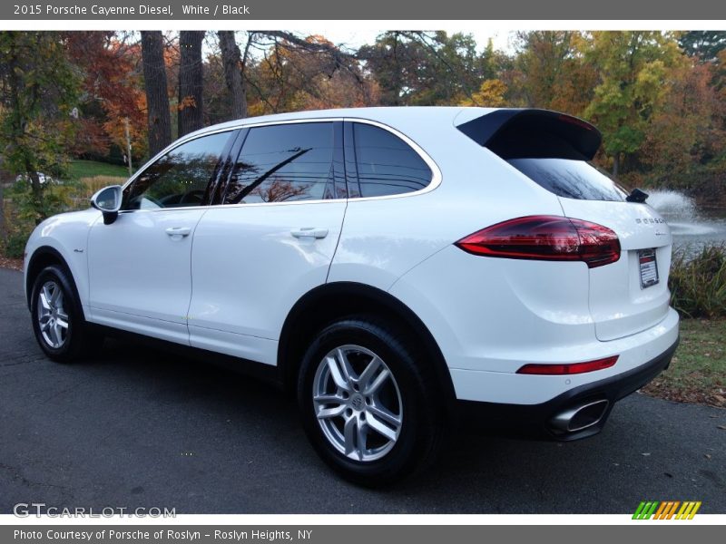 White / Black 2015 Porsche Cayenne Diesel