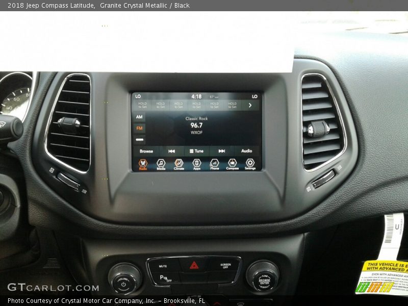 Granite Crystal Metallic / Black 2018 Jeep Compass Latitude