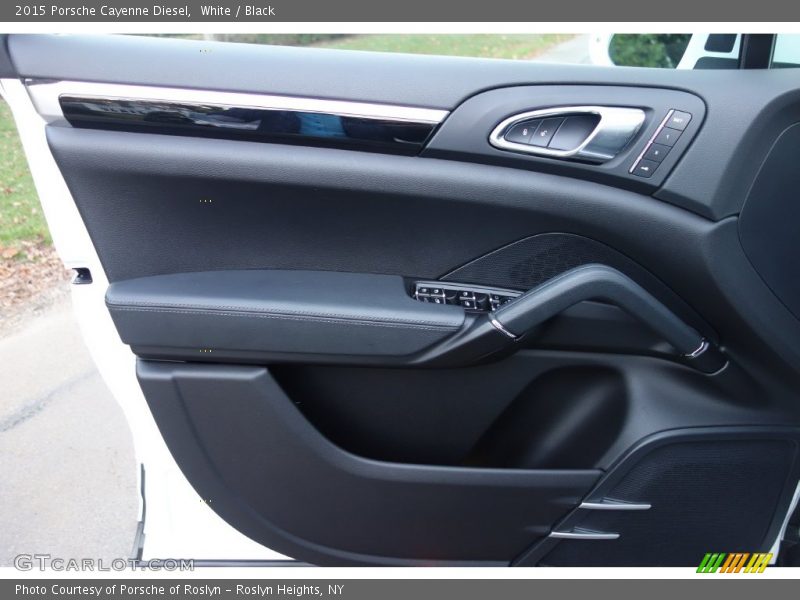 White / Black 2015 Porsche Cayenne Diesel