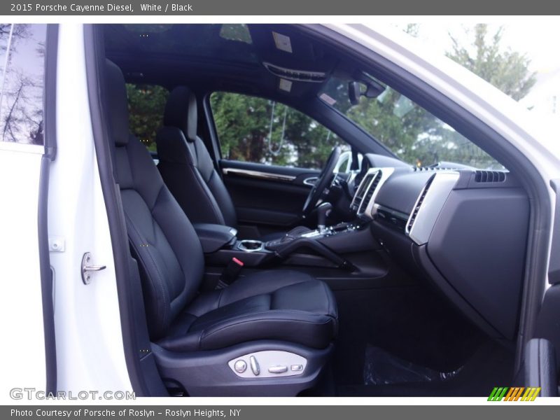 White / Black 2015 Porsche Cayenne Diesel