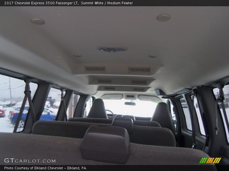 Summit White / Medium Pewter 2017 Chevrolet Express 3500 Passenger LT