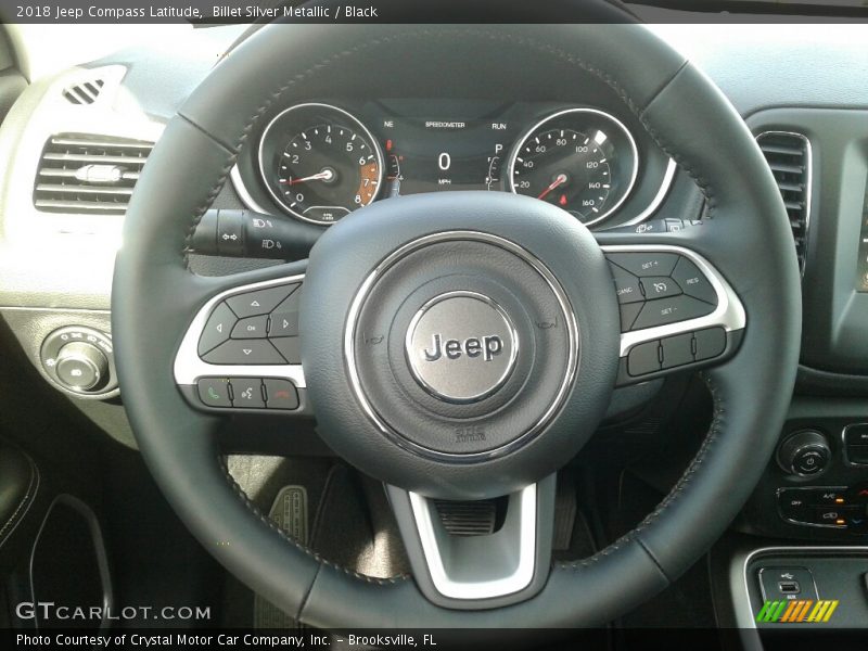 Billet Silver Metallic / Black 2018 Jeep Compass Latitude
