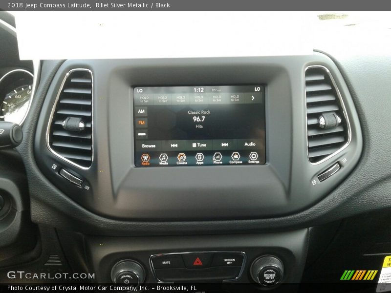 Billet Silver Metallic / Black 2018 Jeep Compass Latitude