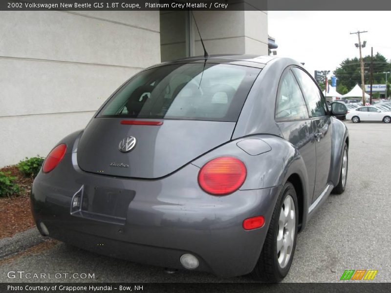 Platinum Grey Metallic / Grey 2002 Volkswagen New Beetle GLS 1.8T Coupe