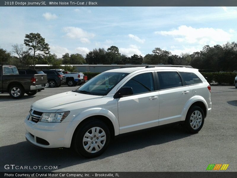 White Noise Tri-Coat / Black 2018 Dodge Journey SE