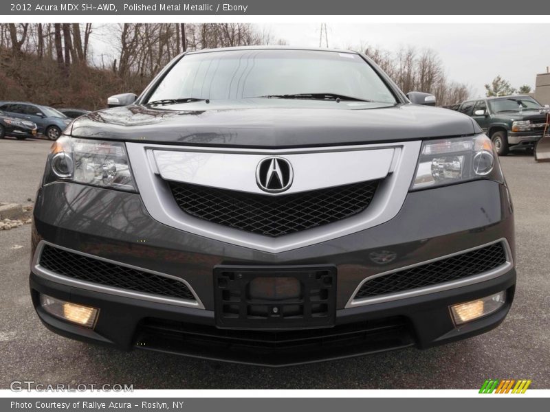 Polished Metal Metallic / Ebony 2012 Acura MDX SH-AWD