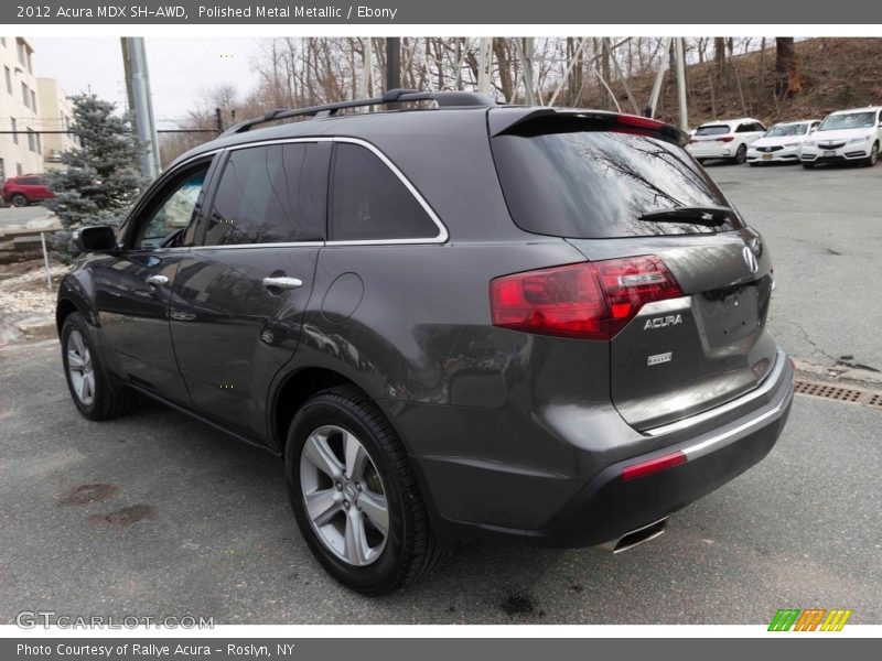 Polished Metal Metallic / Ebony 2012 Acura MDX SH-AWD