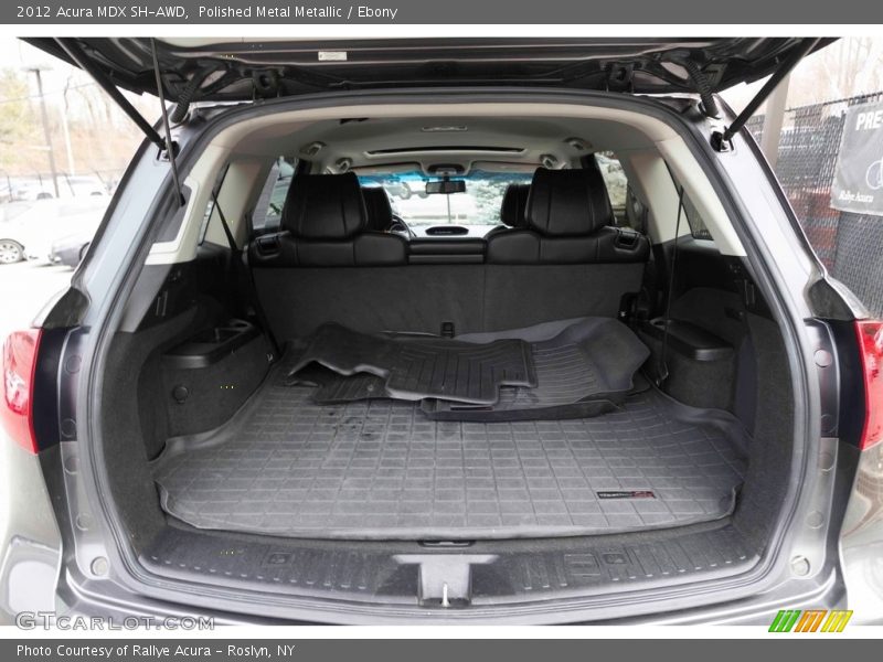 Polished Metal Metallic / Ebony 2012 Acura MDX SH-AWD