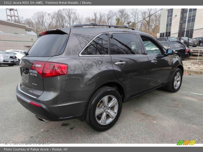 Polished Metal Metallic / Ebony 2012 Acura MDX SH-AWD