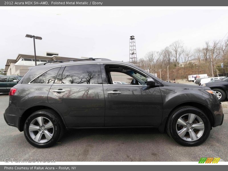 Polished Metal Metallic / Ebony 2012 Acura MDX SH-AWD