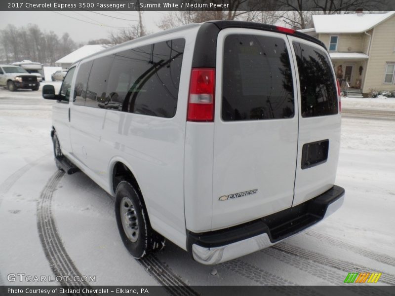 Summit White / Medium Pewter 2017 Chevrolet Express 3500 Passenger LT