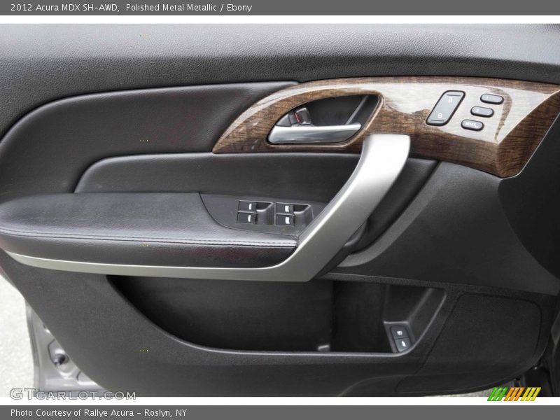 Polished Metal Metallic / Ebony 2012 Acura MDX SH-AWD