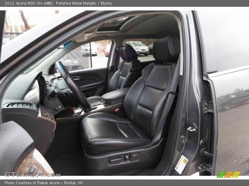 Polished Metal Metallic / Ebony 2012 Acura MDX SH-AWD