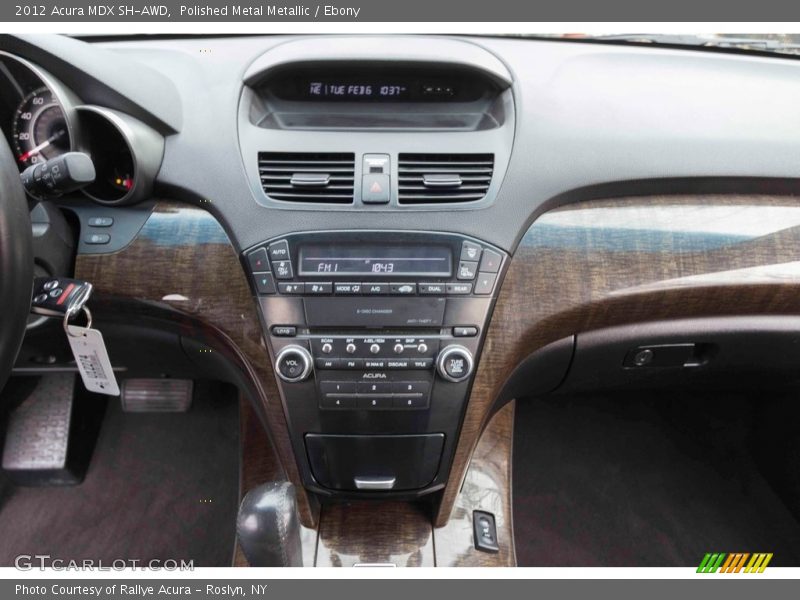 Polished Metal Metallic / Ebony 2012 Acura MDX SH-AWD