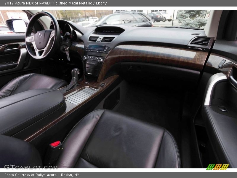 Polished Metal Metallic / Ebony 2012 Acura MDX SH-AWD