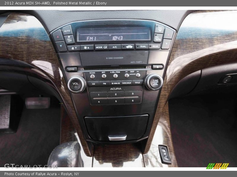 Polished Metal Metallic / Ebony 2012 Acura MDX SH-AWD