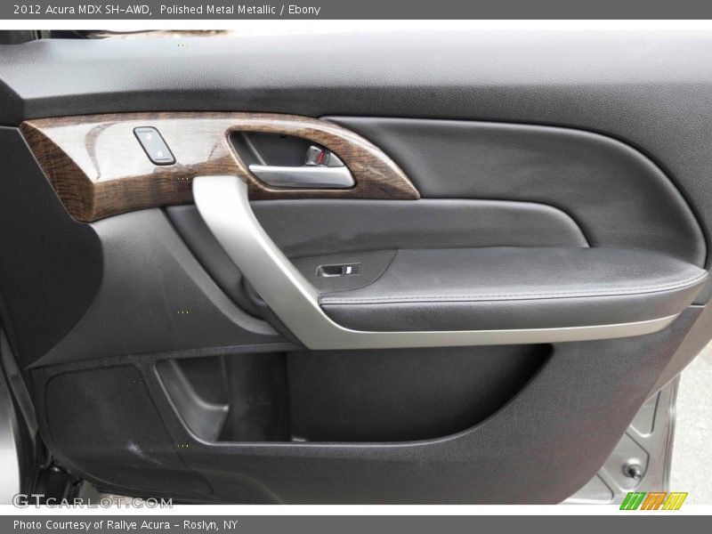 Polished Metal Metallic / Ebony 2012 Acura MDX SH-AWD